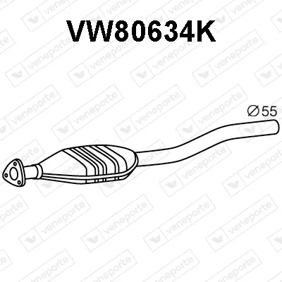 Catalytic Converter Audi A3 · Seat LEON · Skoda OCTAVIA I Combi