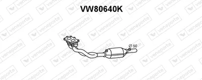 Catalytic Converter Audi A3 · Vw GOLF IV