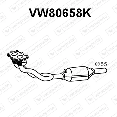 Catalytic Converter Seat TOLEDO II · Vw GOLF IV · Vw BORA I