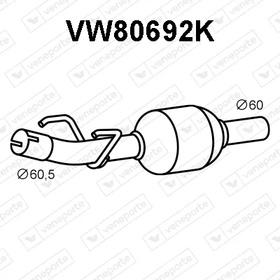 Catalytic Converter Vw LT 28-35 II Bus · Vw LT 28-46 II Van · Vw LT 28-46 II Platform/Chassis