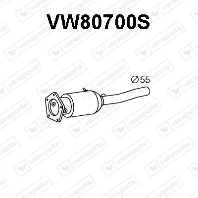 Soot/Particulate Filter, exhaust system Seat ALHAMBRA · Vw SHARAN