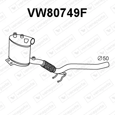 Soot/Particulate Filter, exhaust system Seat IBIZA III · Seat CORDOBA · Seat IBIZA IV
