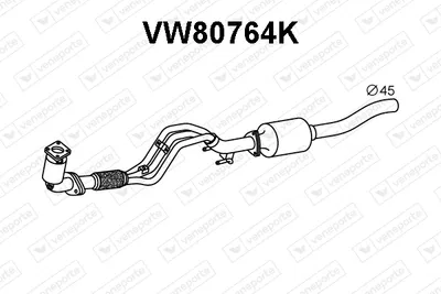 Catalytic Converter Vw POLO IV