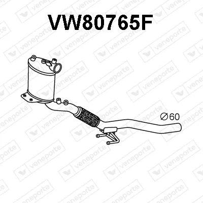 Soot/Particulate Filter, exhaust system Audi A3 · Audi A3 Sportback · Seat ALTEA