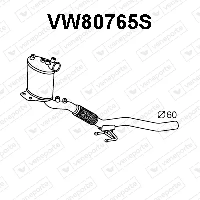 Soot/Particulate Filter, exhaust system Audi A3 · Audi A3 Sportback · Seat ALTEA