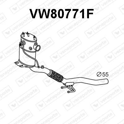 Soot/Particulate Filter, exhaust system Vw PASSAT B6 · Vw PASSAT B6 Variant · Vw PASSAT CC B6
