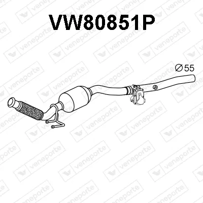 SCR Catalytic Converter Vw TOURAN