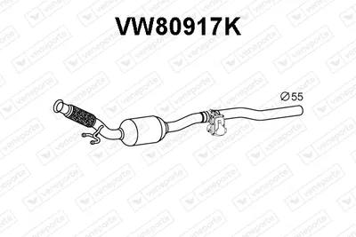 Catalytic Converter Vw GOLF VII · Vw GOLF VII Variant