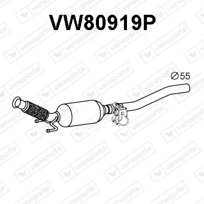 SCR Catalytic Converter Vw CADDY IV MPV · Vw CADDY IV Box Body/MPV