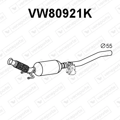 Catalytic Converter Vw CADDY IV MPV · Vw CADDY IV Box Body/MPV