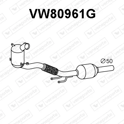 Soot/Particulate Filter, exhaust system Audi A1 Sportback · Seat IBIZA V · Seat ARONA