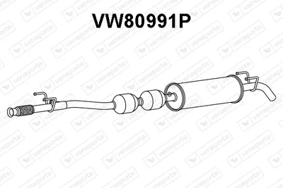 SCR Catalytic Converter Vw CRAFTER 30-35 Bus · Vw CRAFTER 30-50 Van · Vw CRAFTER 30-50 Platform/Chassis