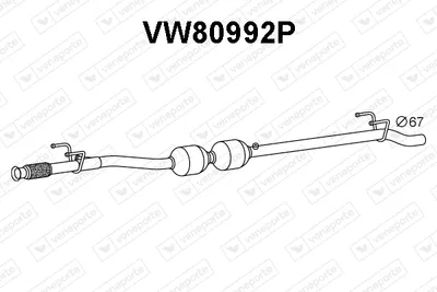 SCR Catalytic Converter Vw CRAFTER 30-35 Bus · Vw CRAFTER 30-50 Van · Vw CRAFTER 30-50 Platform/Chassis