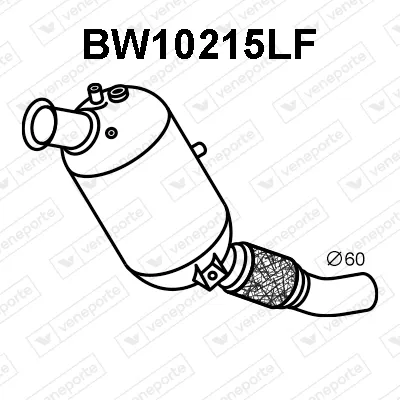 Soot/Particulate Filter, exhaust system Bmw 5 · Bmw 5 Touring · Bmw 1