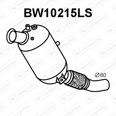 Soot/Particulate Filter, exhaust system Bmw 5 · Bmw 5 Touring · Bmw 1