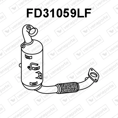 Soot/Particulate Filter, exhaust system Ford C-MAX II · Ford GRAND C-MAX · Ford FOCUS III