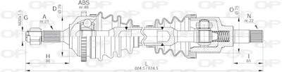 Drive Shaft Peugeot 206 Hatchback · Peugeot 206 SW · Peugeot 206 Saloon