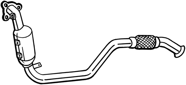 Catalytic Converter Mercedes-Benz B-CLASS Sports Tourer · Mercedes-Benz A-CLASS · Mercedes-Benz CLA Coupe