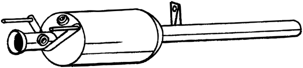 Soot/Particulate Filter, exhaust system Mercedes-Benz VIANO · Mercedes-Benz VITO Bus · Mercedes-Benz VITO / MIXTO Van