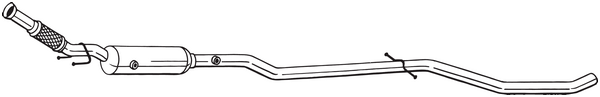 Soot/Particulate Filter, exhaust system Citroën C5 III · Citroën C5 III Break · Peugeot 407