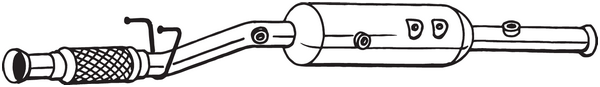 Soot/Particulate Filter, exhaust system Citroën C8 · Citroën JUMPY II · Citroën JUMPY II Van