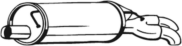 Rear Muffler Audi A6 C5 · Audi A6 C5 Avant