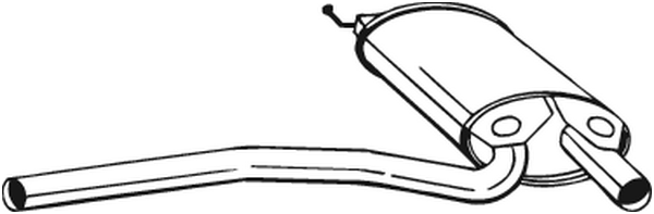 Centre Muffler Audi A4 B5 · Audi A4 B5 Avant