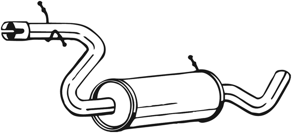 Centre Muffler Audi A3 · Audi A3 Sportback · Seat ALTEA