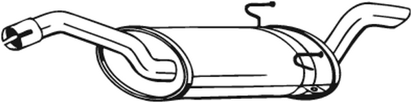 Rear Muffler Citroën EVASION MPV · Fiat ULYSSE · Peugeot 806