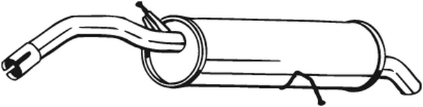 Rear Muffler Citroën C4 Coupe · Citroën C4 I · Citroën C4 II
