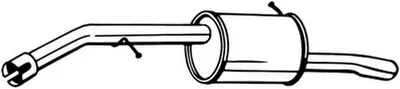 Rear Muffler Citroën C3 II