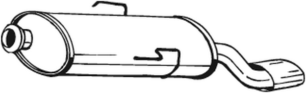 Rear Muffler Citroën SAXO · Citroën SAXO Hatchback van