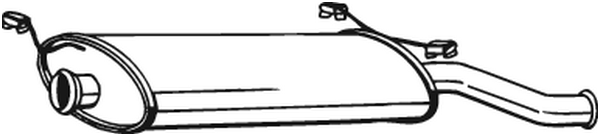 Rear Muffler Citroën XSARA · Citroën XSARA Coupe · Citroën XSARA Hatchback Van