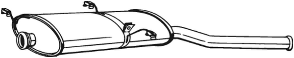 Rear Muffler Citroën XSARA Break · Citroën XSARA Estate Van