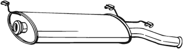 Rear Muffler Citroën XSARA · Citroën XSARA Coupe · Citroën XSARA Hatchback Van