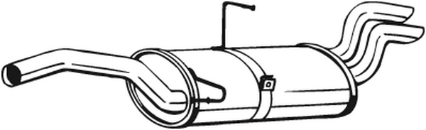 Rear Muffler Citroën JUMPY I · Citroën JUMPY I Van · Citroën JUMPY I Platform/Chassis