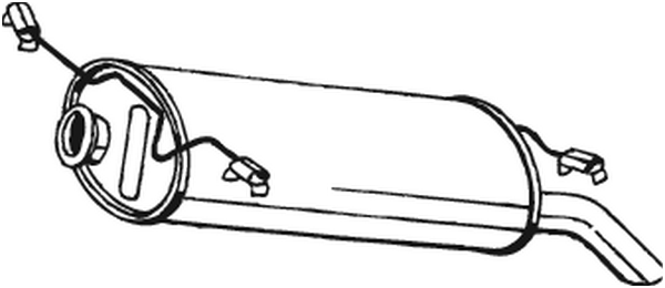 Rear Muffler Citroën XANTIA