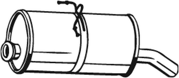 Rear Muffler Citroën BERLINGO / BERLINGO FIRST Box Body/MPV · Citroën BERLINGO / BERLINGO FIRST MPV · Peugeot PARTNER Box Body/MPV
