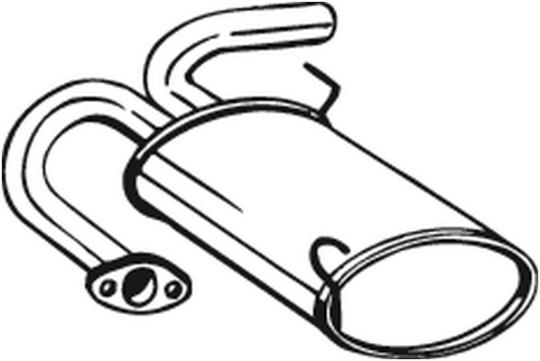 Rear Muffler Nissan X-TRAIL I
