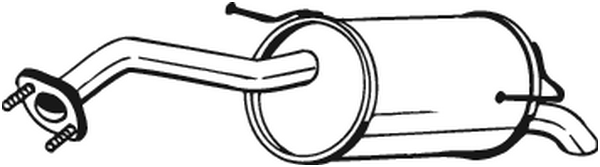 Rear Muffler Nissan MICRA III · Nissan NOTE