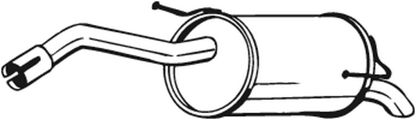 Rear Muffler Nissan MICRA III · Nissan NOTE