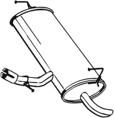 Rear Muffler Nissan QASHQAI I · Nissan QASHQAI I VAN