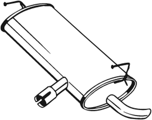 Rear Muffler Nissan QASHQAI I · Nissan QASHQAI I VAN