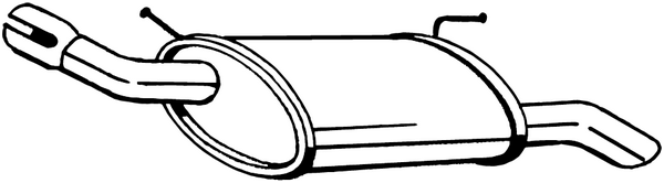 Rear Muffler Nissan X-TRAIL II · Nissan X-TRAIL VAN