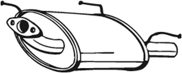 Rear Muffler Nissan ALMERA I Hatchback