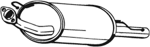 Rear Muffler Nissan ALMERA I
