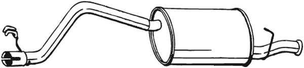 Rear Muffler Fiat PANDA · Fiat PANDA Hatchback Van · Lancia Y10