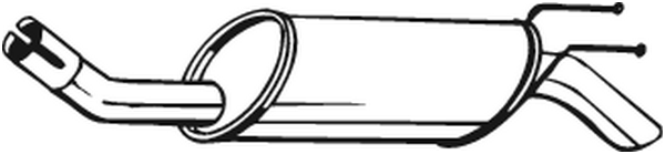 Rear Muffler Fiat MULTIPLA · Fiat MULTIPLA VAN