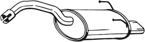 Rear Muffler Fiat 500 · Fiat 500 C
