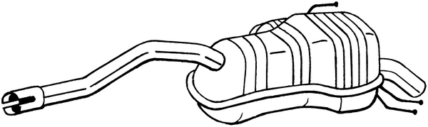 Rear Muffler Fiat DOBLO Bus · Fiat DOBLO Cargo · Fiat DOBLO Platform/Chassis